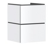 Тумба под раковину подвесная Hansgrohe Xilesa E 48х47 см МДФ матовый белый 54250700