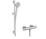 Термостат для душа Hansgrohe Ecostat S с душевым набором хром 26960000