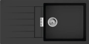 Мойка для кухни Hansgrohe S52 S520-F480 100х50 см крыло слева SilicaTec черный графит 43358170