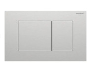 Кнопка змиву Geberit Sigma40 Square подвійний змив нержавіюча сталь сталевий матовий 115.629.FW.1