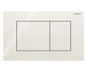 Кнопка змиву Geberit Sigma40 Square подвійний змив скло пісочно-сірий 115.629.JL.1