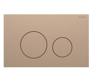 Кнопка смыва Geberit Sigma40 Round нержавеющая сталь красное золото 115.628.QB.1