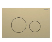 Кнопка смыва Geberit Sigma40 Round нержавеющая сталь латунь матовая 115.628.QF.1