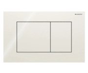 Кнопка смыва Geberit Sigma40 Square двойной смыв стекло песочно-серый 115.629.JL.1