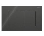 Кнопка смыва Geberit Sigma40 Square двойной смыв стекло черный 115.629.SJ.1