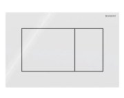 Кнопка змиву Geberit Sigma01 Square подвійний змив пластик білий 115.660.11.1
