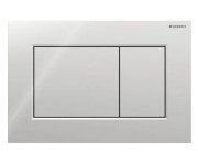 Кнопка смыва Geberit Sigma01 Square двойной смыв пластик хром глянцевый 115.660.21.1