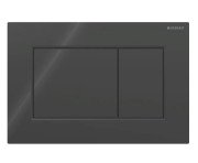 Кнопка змиву Geberit Sigma01 Square подвійний змив пластик чорний 115.660.DW.1