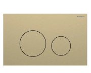 Кнопка змиву Geberit Sigma40 Round нержавіюча сталь латунь матова 115.628.QF.1