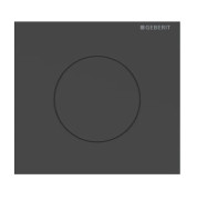 Система управления писсуаром Geberit Round с пневматическим запуском смыва черный матовый 116.014.14.1