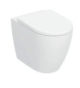 Унітаз для підлоги Geberit iCon 36х56 см з кришкою сантехнічний фарфор білий 503.080.00.1