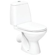 Унитаз-компакт Kolo Solo 35,5х64 см с сиденьем с крышкой сантехнический фарфор белый S7923200UA