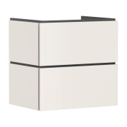 Тумба під раковину підвісна Hansgrohe Xilesa E 63х47 см МДФ пісочно-бежевий матовий 54294780