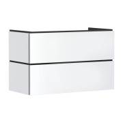 Тумба под раковину подвесная Hansgrohe Xilesa E 98х47 см МДФ матовый белый 54297700