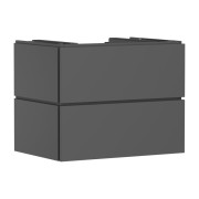 Тумба під раковину підвісна Hansgrohe Xilesa E 78х55 см МДФ сланцево-сірий матовий 54300760