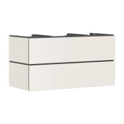 Тумба под раковину подвесная Hansgrohe Xilesa E 118х55 см МДФ песочно-бежевый матовый 54304780