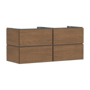 Тумба под раковину подвесная Hansgrohe Xilesa E 137,5х55 см ДСП дуб кашемир 54305550