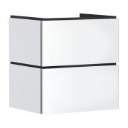 Тумба под раковину подвесная Hansgrohe Xilesa E 58х47 см МДФ матовый белый 54293700