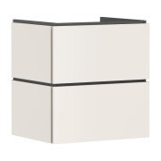 Тумба под раковину подвесная Hansgrohe Xilesa E 58х47 см МДФ песочно-бежевый матовый 54293780