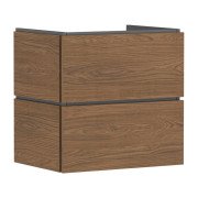 Тумба под раковину подвесная Hansgrohe Xilesa E 63х47 см ДСП дуб кашемир 54294550