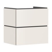 Тумба під раковину підвісна Hansgrohe Xilesa E 63х47 см МДФ пісочно-бежевий матовий 54294780