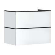 Тумба под раковину подвесная Hansgrohe Xilesa E 78х47 см МДФ матовый белый 54296700