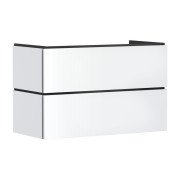 Тумба під раковину підвісна Hansgrohe Xilesa E 98х47 см МДФ матовий білий 54297700