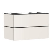 Тумба под раковину подвесная Hansgrohe Xilesa E 98х55 см МДФ песочно-бежевый матовый 54301780