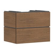 Тумба под раковину подвесная Hansgrohe Xilesa E 78х55 см ДСП дуб кашемир 54300550