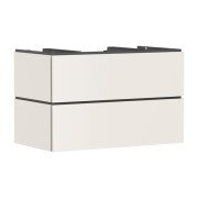 Тумба под раковину подвесная Hansgrohe Xilesa E 98х55 см МДФ песочно-бежевый матовый 54302780