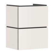 Тумба под раковину подвесная Hansgrohe Xilesa E 48х38 см МДФ песочно-бежевый матовый 54290780