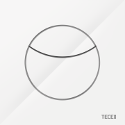 Кнопка змиву TECE TECEflushpoint пневматична для системи подвійного змиву глянсовий білий 9240978