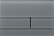 Кнопка смыва TECE TECEsquare II для системы двойного смыва стекло сигнальный серый 9240826