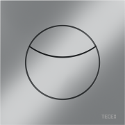 Кнопка змиву TECE TECEflushpoint пневматична для системи подвійного змиву матовий хром 9240980