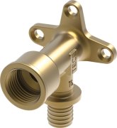 Уголок настенный Tece TECEflex длина выпускных отверстий 54 мм 16х1/2'' латунь 768503