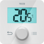 Кімнатний блок керування TECE TECEfloor SH-DTP температура програмований білий 77420055