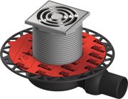 Зливний трап для душу TECE TECEdrainpoint S 111 надплоский з універсальним фланцем Seal System 3601105