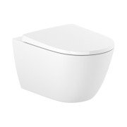 Унітаз підвісний Roca Ona Rimless Vortex 36х53 см сантехнічна кераміка білий A34668C000