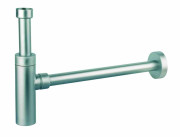 Сифон для раковини без зливу McAlpine Lux 1¼ латунь сатин CA32EU-SC