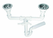 Сифон для кухонного миття McAlpine з підключенням до пральної машини зі зливом HC7HC12-POL