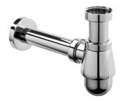 Сифон для раковини/біде без зливу McAlpine 1¼ латунь хром 220-M