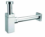 Сифон для раковины без слива McAlpine Lux 1¼ латунь хром CA32SQEU-CB