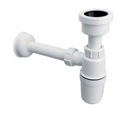 Сифон для писсуара McAlpine 1¼ простой пластик белый HC2P