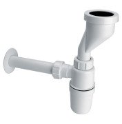 Сифон для писсуара McAlpine со смещением 2х32 мм полипропилен белый HC2PO