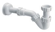 Сифон для біде McAlpine 1¼х32 без зливу поліпропілен білий HC23