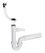 Сифон для кухонного миття McAlpine з підключенням до пральної машини 1½х50 з переливом HC7HC17-25