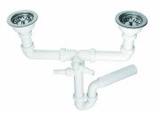 Сифон для кухонного миття McAlpine з підключенням до пральної машини зі зливом HC7HC12-POL