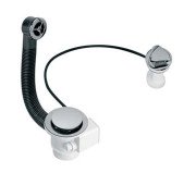 Сифон для кухонной мойки McAlpine 1½ автомат с переливом хром PUFS70-CP-25