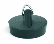 Гумова пробка для раковини McAlpine d45 мм з отвором для ланцюжка HC57