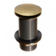 Донний клапан McAlpine для раковини без переливу click-clack 1¼ латунь коричневий CWU60АВ